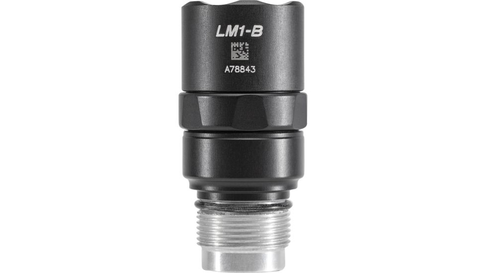 SureFire Forend Weapon Light LED Conversion Bezel Assembly, 500 Lumens, 3V, Single Output, 600/900 Series, Black LM1-B-BK