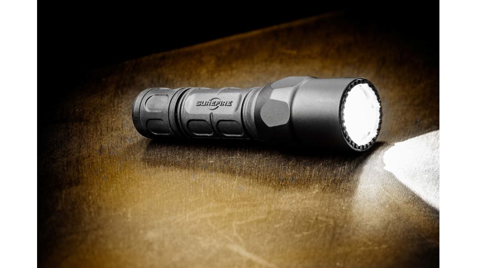 SureFire G2X LE Dual-Output LED Flashlight, 15-600 Lumens, Black, G2XLE-BK