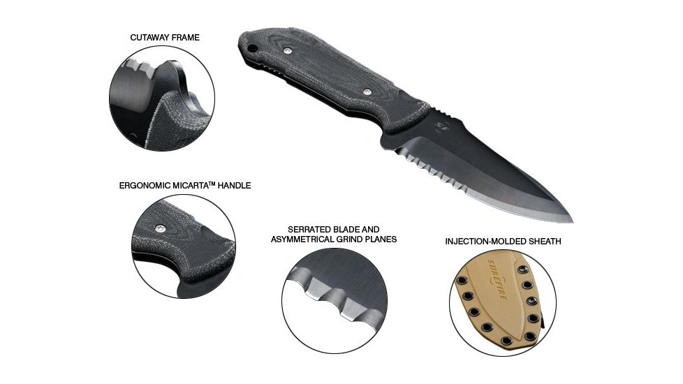SureFire Echo Fixed-Blade Combat/Utility Knife EW-05