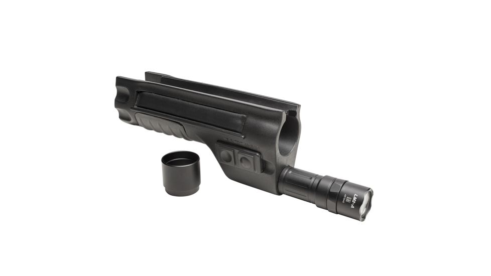 SureFire LED Weapon Light, 123A, Mossberg 500/590, White, 600 Lumens, Black, 623LMG-A