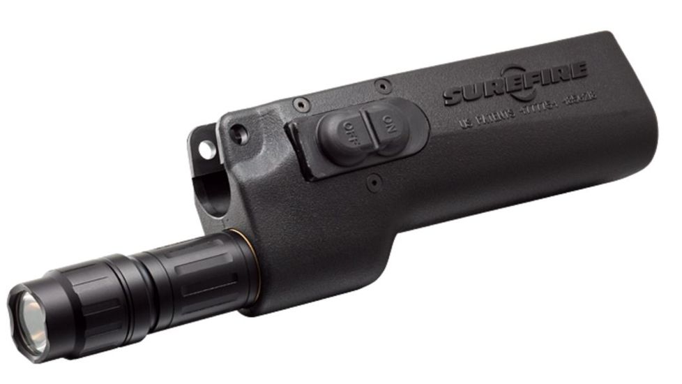 SureFire 628LMF-B Forend LED Weapon Light for H&amp;K MP5, CR123A, White, 500 Lumens, Black, 628LMF-A