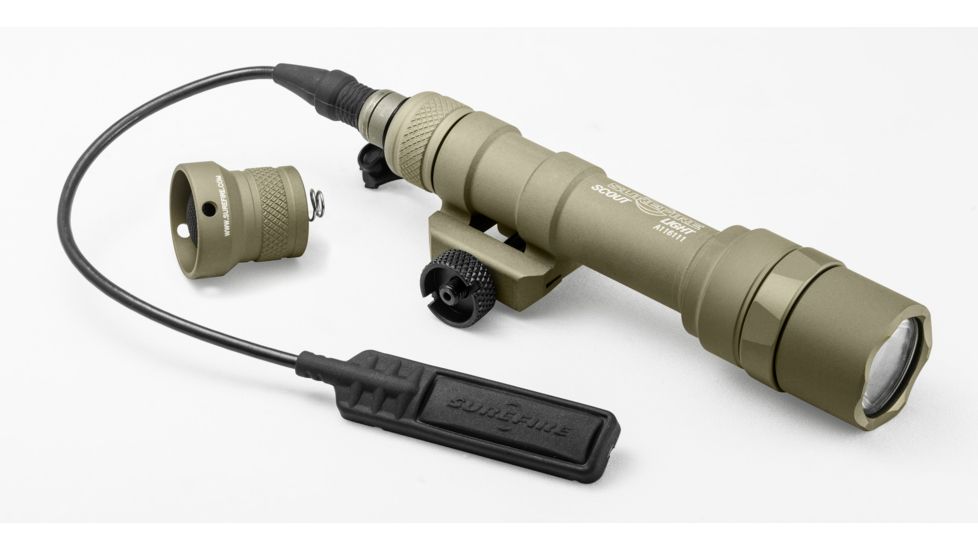 SureFire M600 Ultra Scout Light LED WeaponLight, M75 Thumb Screw Mount, 600 Lumens, Tan, M600U-Z68-TN