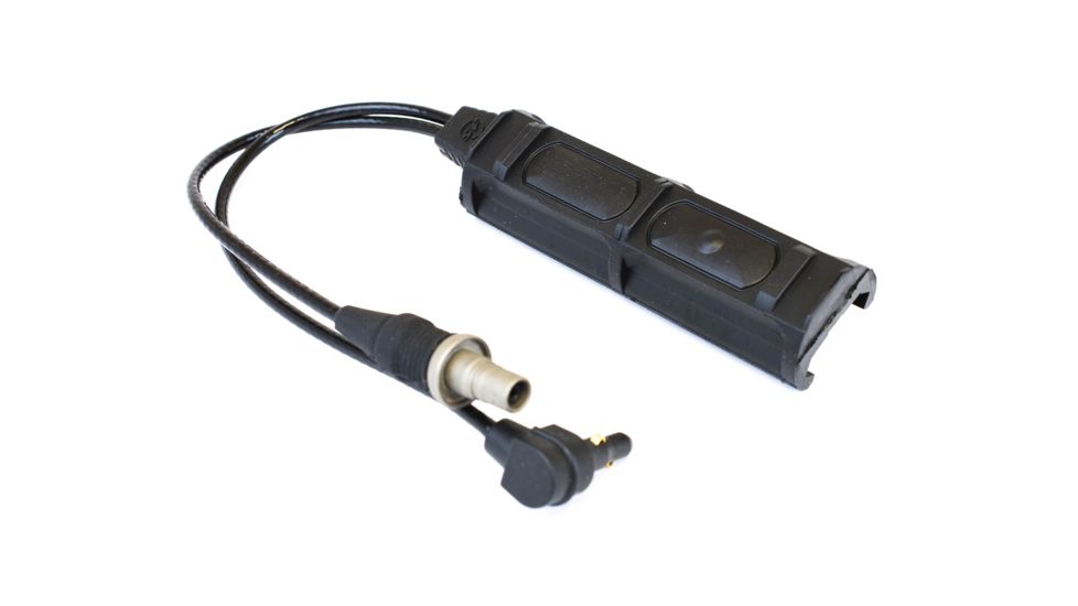 Surefire Plug-In Tape Switch with Picatinny Rail Pad for WeaponLights and ATPIAL Laser Device, 7in Cable, SR07-D-IT