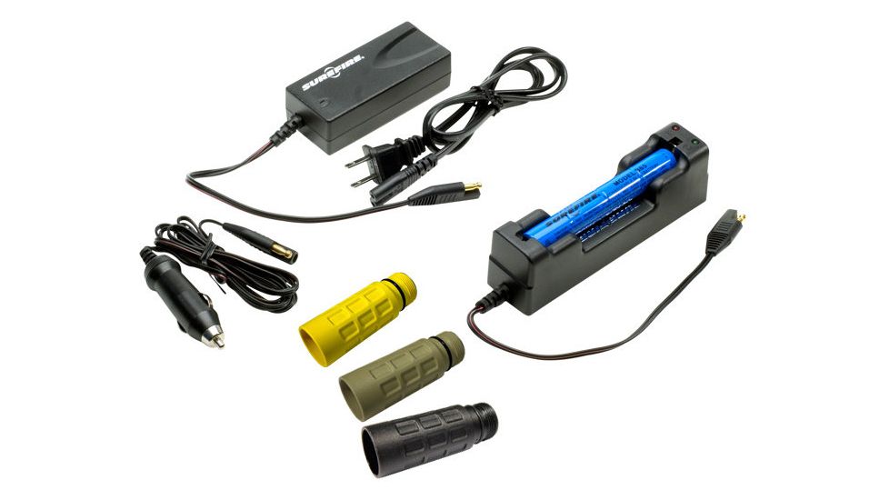 SureFire KR1 Rechargeable Conversion Kit for G2 Flashlight - available color options shown