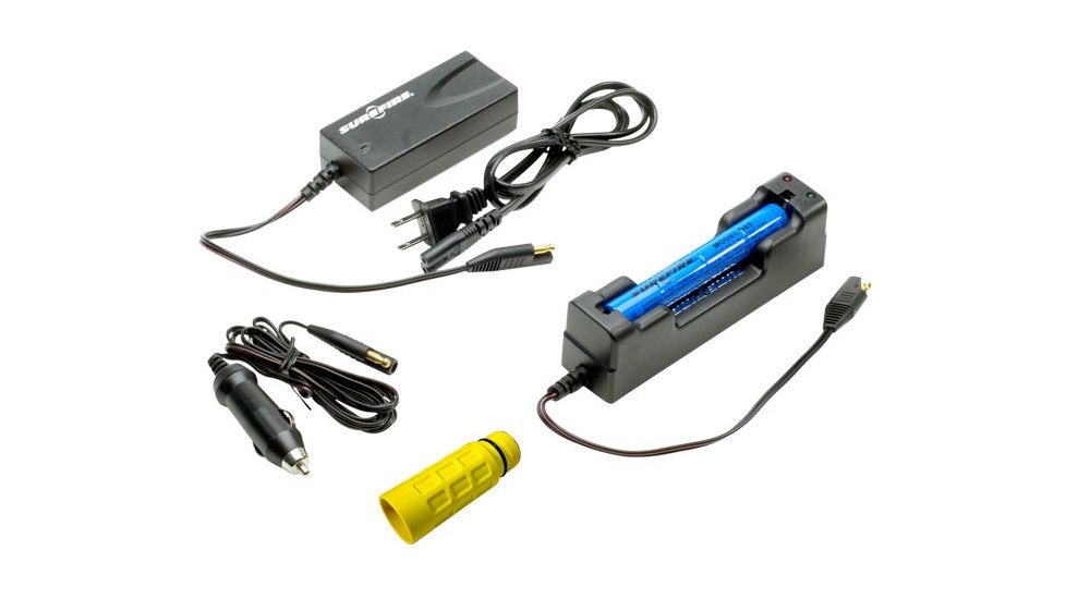 SureFire KR1 Rechargeable Conversion Kit for G2 Flashlight - with Yellow converter