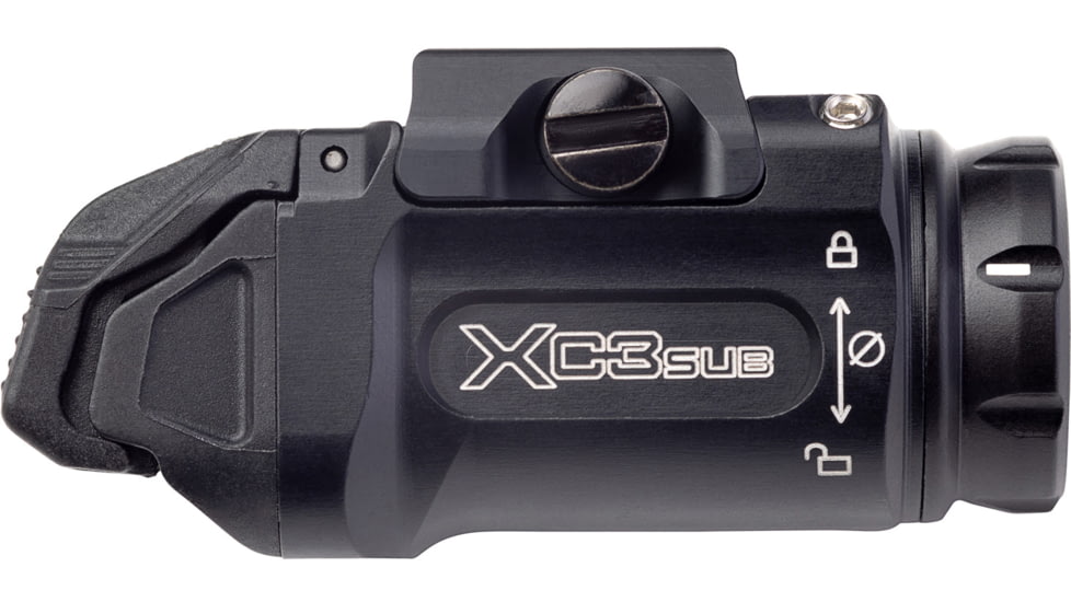 SureFire SureFire XC3 SUB-Compact 1000 Lumens LED Weapon Light, Lithium Ion, Universal, Black, XC3-SUB-A
