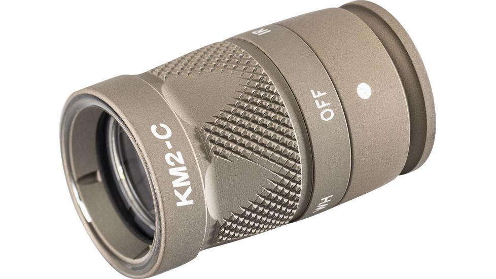 SureFire Upgrade Bezel Assembly, 350 Lumen LED/120 mW IR, 6V, M600 Scout Light, Tan KM2-C-TN