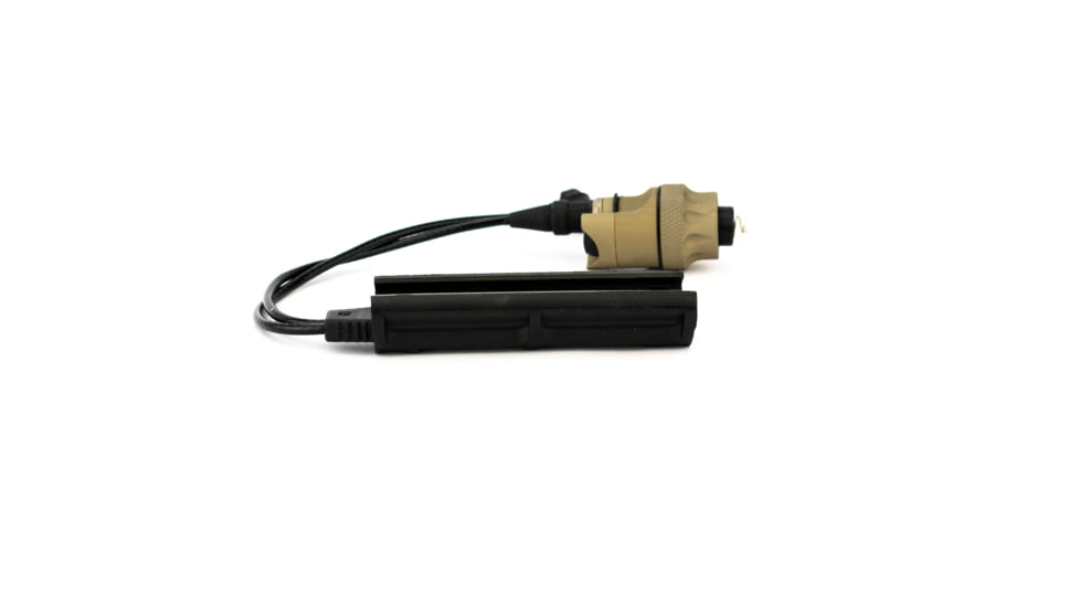 SureFire Weapon Light Switch Assembly, Scout Light &amp; Insight Tech/Atpial Laser, Picatinny Pressure Pad, 7 inch Cable, Tan, DS-SR07-D-IT-TN