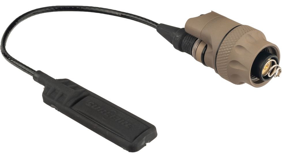 SureFire Weapon Light Switch Assembly, Scout Light, Tape-On Pressure Pad, 7 inch Cable, Tan, DS07-TN