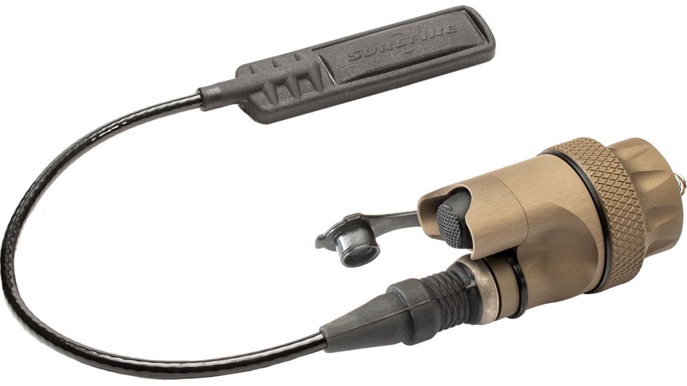 SureFire Weapon Light Switch Assembly, Scout Light, Tape-On Pressure Pad, 7 inch Cable, Tan, DS07-TN