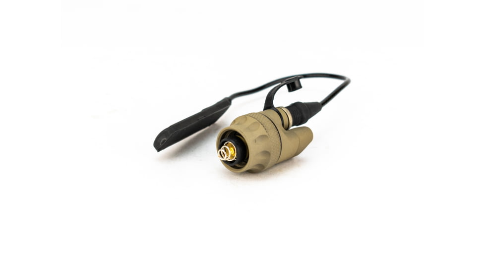 SureFire Weapon Light Switch Assembly, Scout Light, Tape-On Pressure Pad, 7 inch Cable, Tan, DS07-TN
