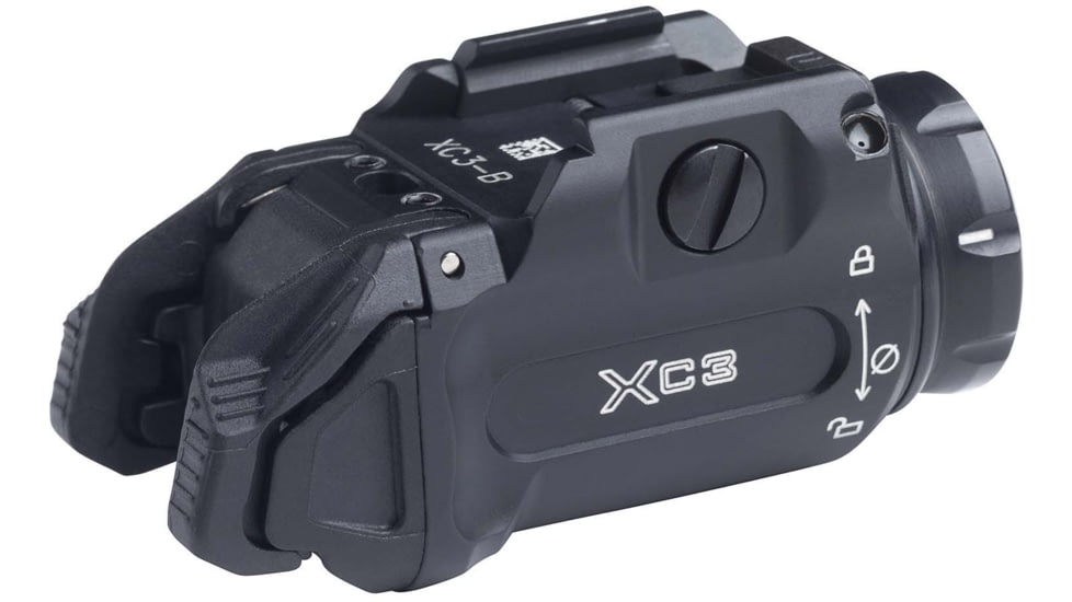 SureFire XC3-B Single Cell, LED, Dual Fuel, Compact Pistol Light, 1X RCR123, 1000 Lumen, 7200 Candela, Black, XC3-B