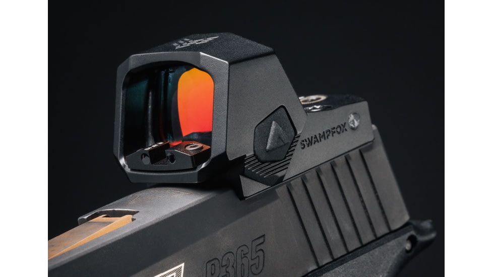 Swampfox Sentinel II 1x20 Green Dot Sight, 3 MOA, Blackout Rear, SNL2120-GMS