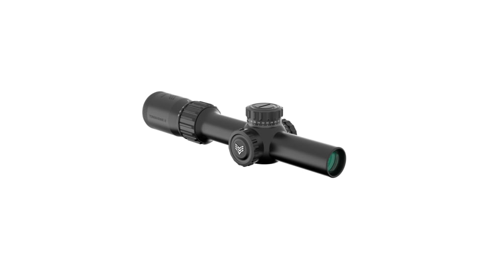 Swampfox Tomahawk II 1-6x24mm Rifle Scope, 30mm Tube, Second Focal Plane, Red BDC, Black, THK16241-RB