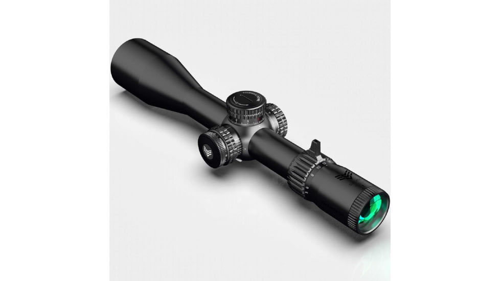 Swampfox Warhawk Tactical 3-15x50mm Rifle Scope, 34mm Tube, First Focal Plane, Sharpshooter MOA, MOA, Black, TWK31550-3M