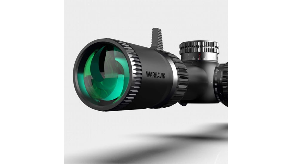 Swampfox Warhawk Tactical 3-15x50mm Rifle Scope, 34mm Tube, First Focal Plane, Sharpshooter MOA, MOA, Black, TWK31550-3M