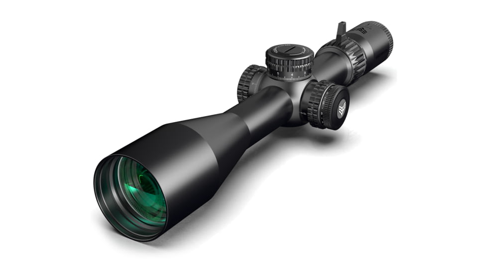 Swampfox Warhawk Tactical 5-25x56mm Rifle Scope, 34mm Tube, First Focal Plane, Sharpshooter MOA, Black, TWK52556-3M