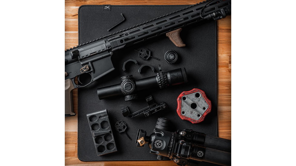Swampfox Warhorse 1-6x24 Rifle Scope, 34mm Tube, First Focal Plane, Red IR MOA, WAR16241-RM