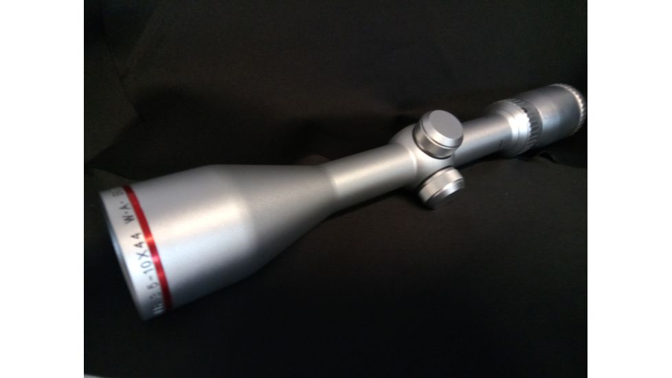 Swift 3.5-10x44mm WA Waterproof Rifle Scope, 3.5-10x44mm, 1-in Tube, Quadraplex Non-Illuminated Reticle, Silver, Silver, SRP659S