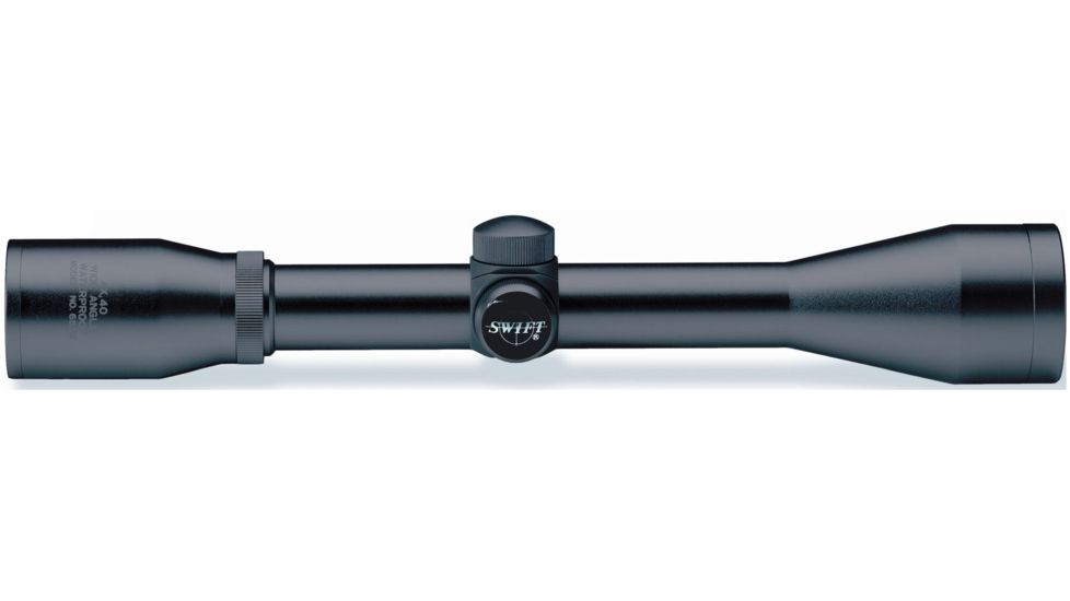 Swift Reliant 4x40mm Rifle Scope, 1in Tube, First Focal Plane, Self-Centering Quadraplex Reticle, Matte, Black, SR653M 