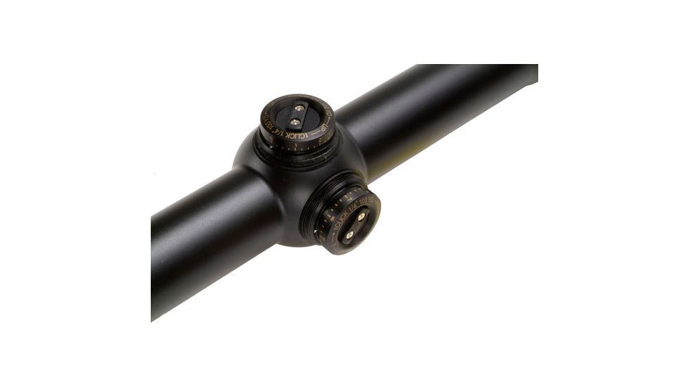 Low-profile Target Turrets with graduated lines under the turret scale to help track turret revolutions