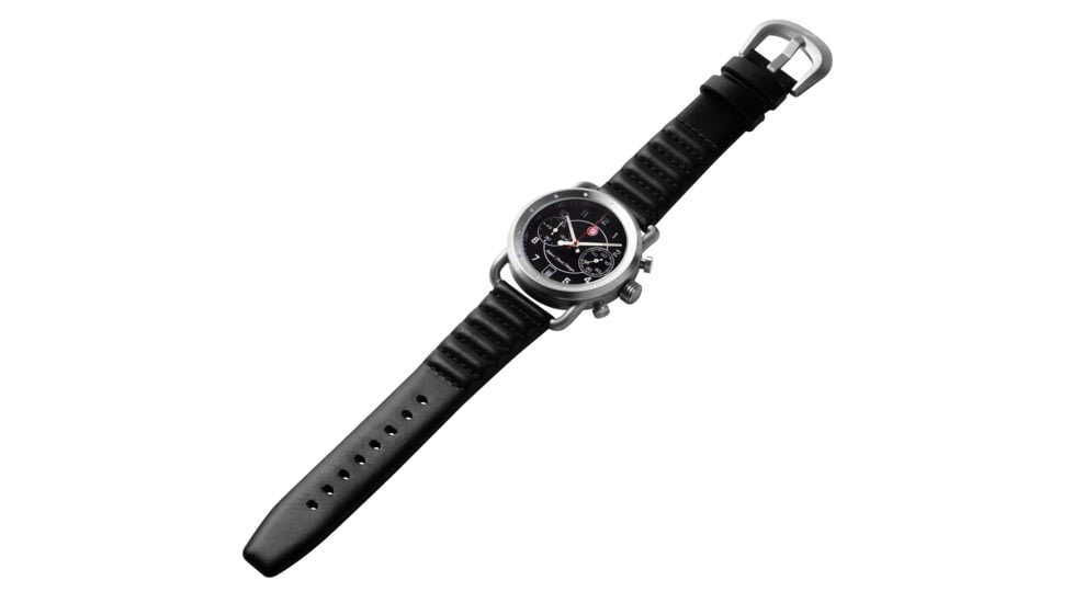 Szanto Icon Roland Sands Chrono Watches, Black Dial, Black Strap, Steel, One Size, IC RS 2251