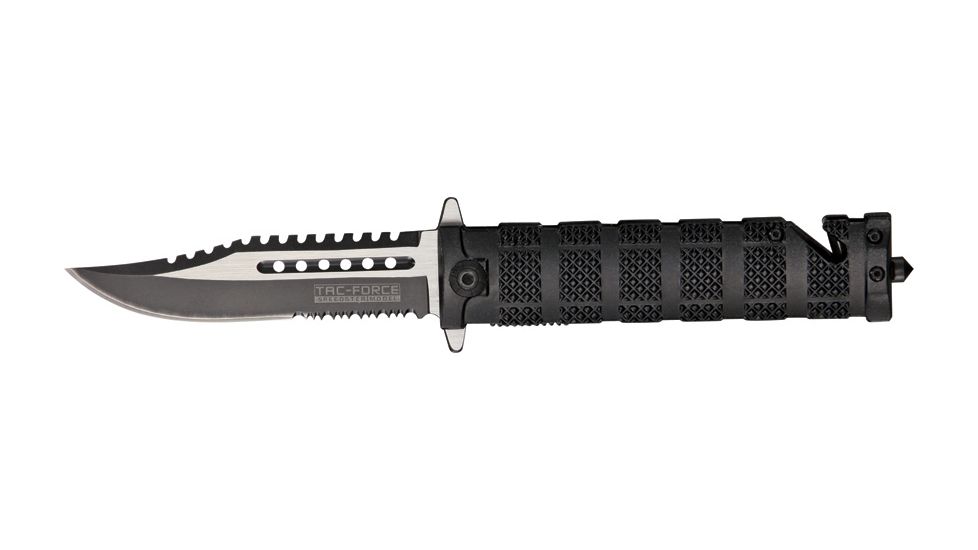 Tac Force 5in. Blk Rescue Folder Knife TF710BK