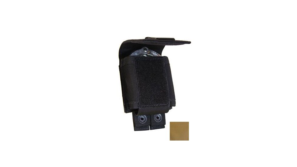 Tac Shield Single Cuff Case Molle Pouch, Coyote T4010CY