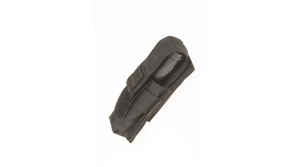 Tac Shield Suppressor Light Molle Pouch, Black, Large, T4001BK