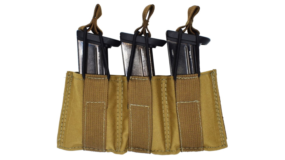 Tac Shield T3608CY Speed Load Triple Pistol Mag Pouch Coyote 1000