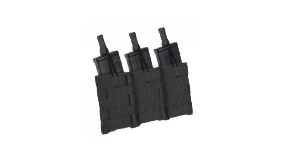 Tac Shield Triple Speed Load Rifle Molle Pouch, Black T3508BK