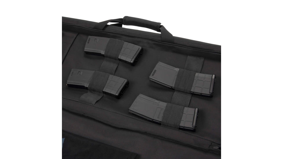 Tac-Six 34in Lockable Cohort Vertical Tactical Gun Case, Backpack Straps &amp; Conceal Carry Pocket, Black, 10824