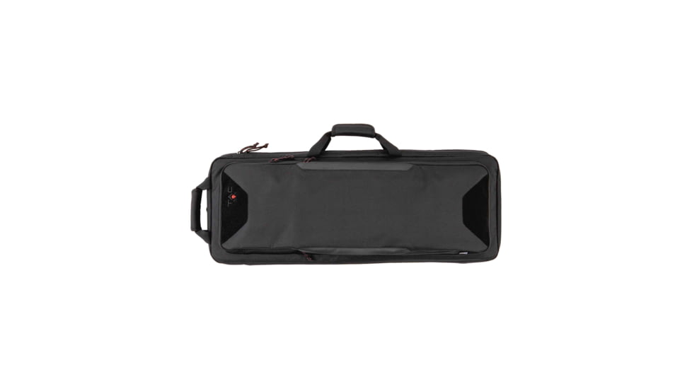 Tac-Six 34in Lockable Cohort Vertical Tactical Gun Case, Backpack Straps &amp; Conceal Carry Pocket, Black, 10824