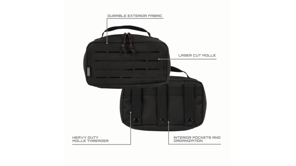 Tac-Six Contingent Tactical Accessory Pouch, Black, 10808