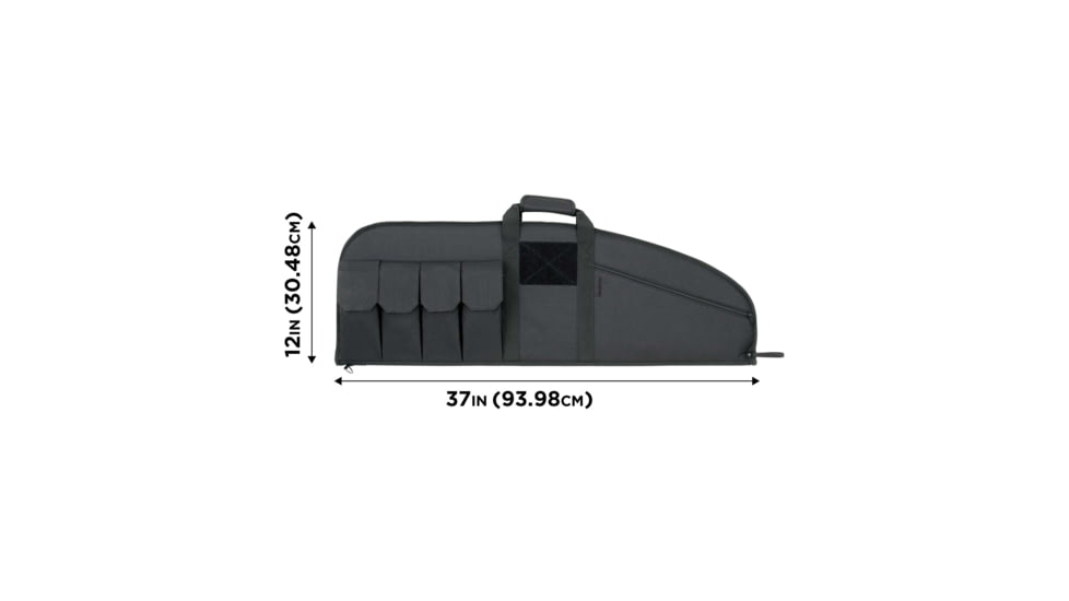 Tac-Six Pride6 Combat Tactical Rifle Case, Black, 37in, 10642
