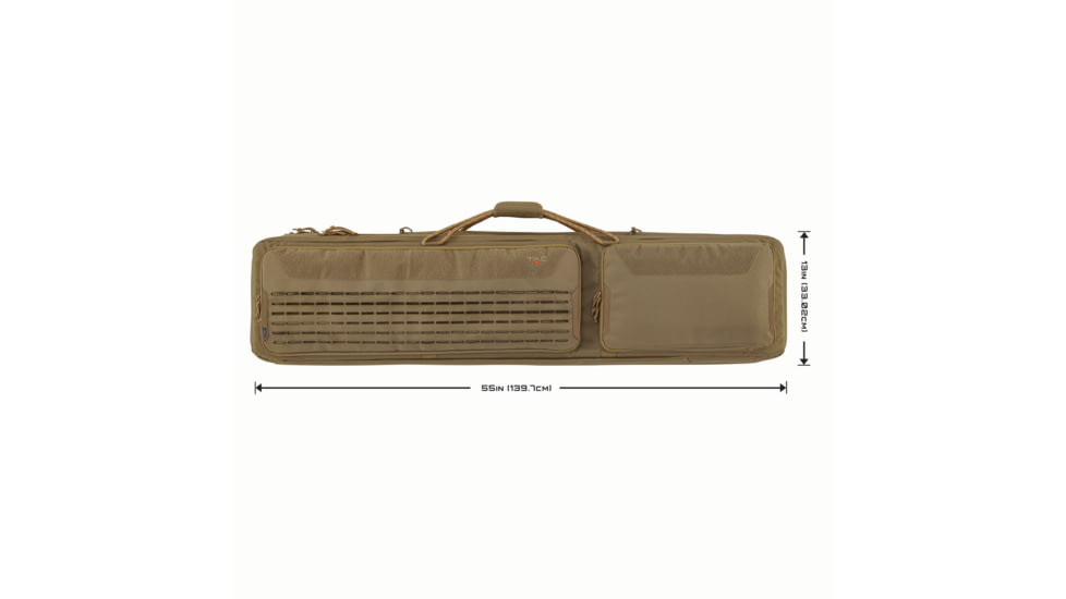 Tac-Six Unit 55 in Tactical Gun Case, Coyote, 10844