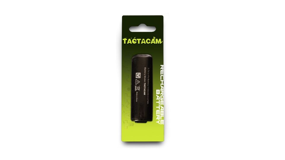 Tactacam Rechargeable 3.7V Battery for 3.0/4.0 Action Camera, 1100mAh, Li-Po, Black, LBAT4