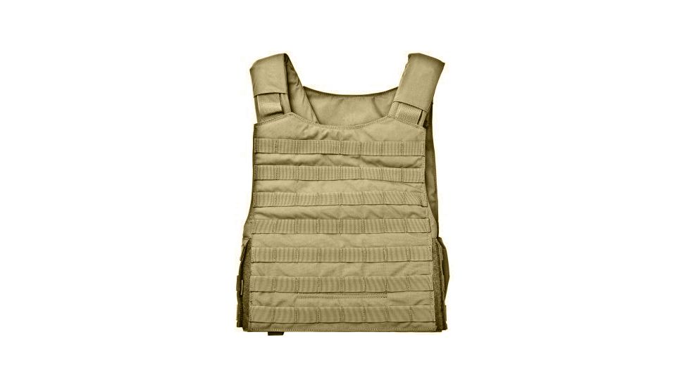 Tactical Assault Gear Armor Plate Carrier for Level 3 &amp; 4 Trauma Plate - Coyote Tan 812347