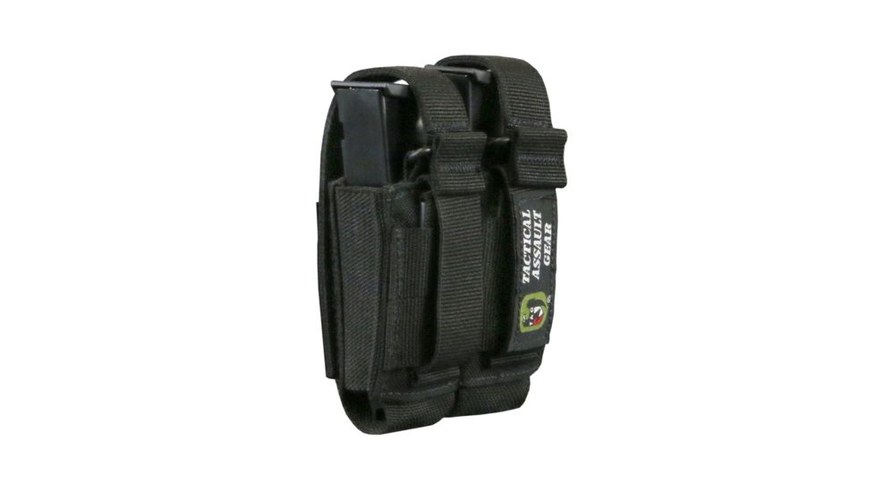Tactical Assault Gear Double Multi-Caliber Pistol Pouch, Mc Black 835913