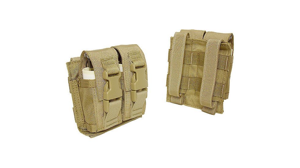 Tactical Assault Gear MOLLE Flash-Bang Grenade 2 Pouch, Multicam 812202
