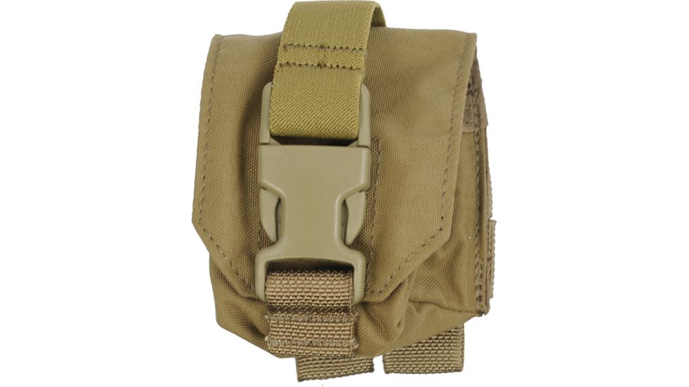 Tactical Assault Gear MOLLE Frag Grenade 1 Pouch, Coyote Tan 812087