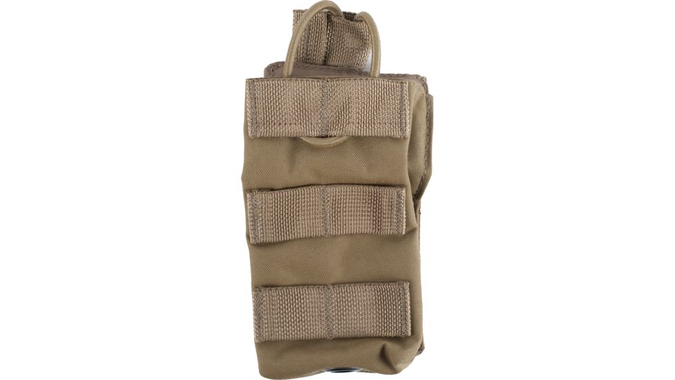 Tactical Assault Gear MOLLE Single Shingle Magazine 1 Pouch, Coyote Tan 812055