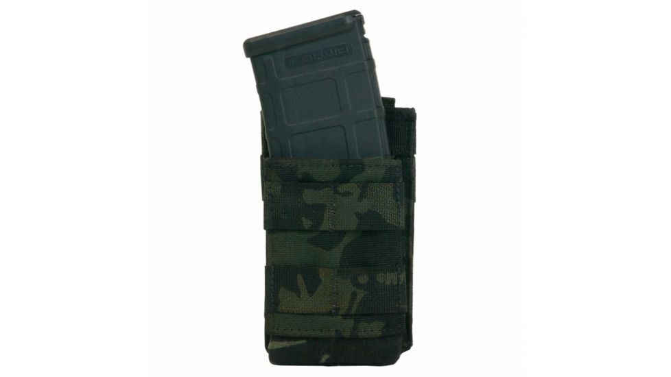 Tactical Assault Gear MOLLE Single Ready Magazine Pouch, Mc Black 836003