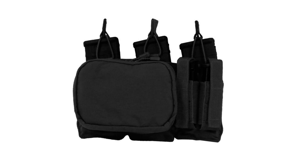 MOLLE Triple Mag/Pistol/Utility Pouch, Black
