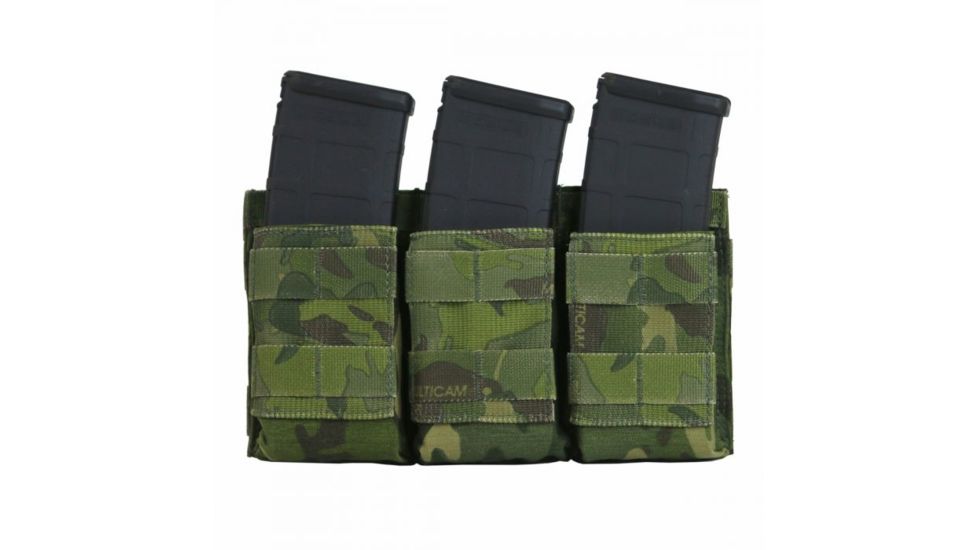 Tactical Assault Gear MOLLE Triple Ready Magazine Pouch, Mc Tropic 835945