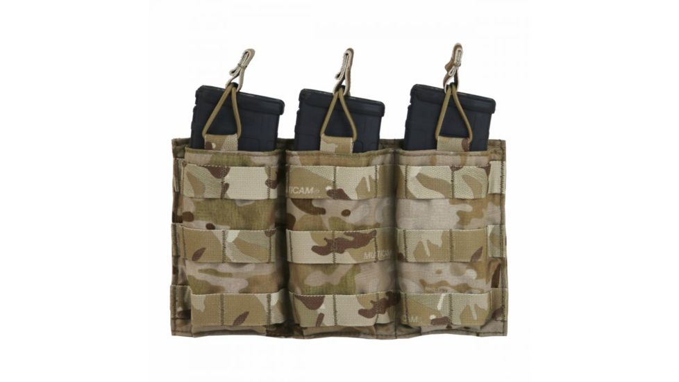 Tactical Assault Gear MOLLE Triple Shingle with Bungee - Tactical Pouches, Mc Arid 835989