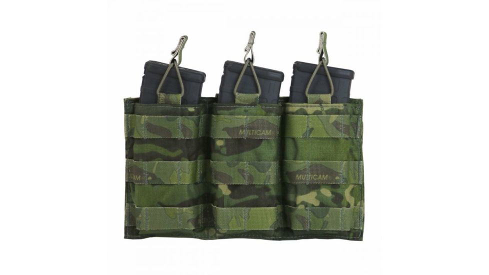 Tactical Assault Gear MOLLE Triple Shingle with Bungee - Tactical Pouches, Mc Tropic 835990