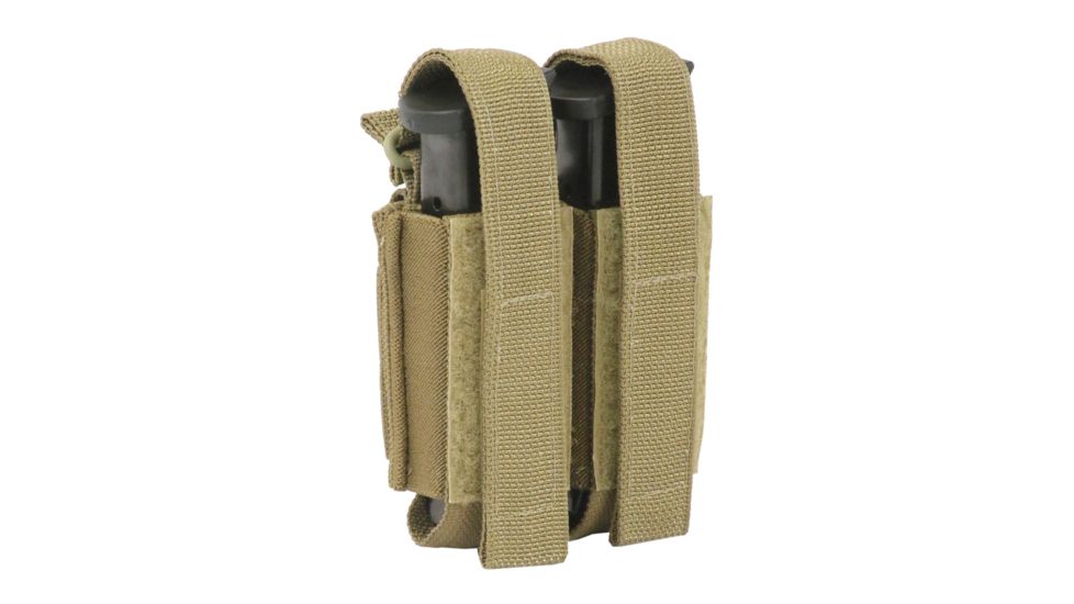TAG Double Multi-Caliber Pistol Pouch, Coyote Tan