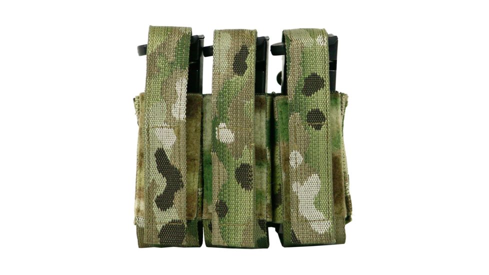 Tactical Assault Gear Triple Multi-Caliber Pistol Pouch, Multicam 834413