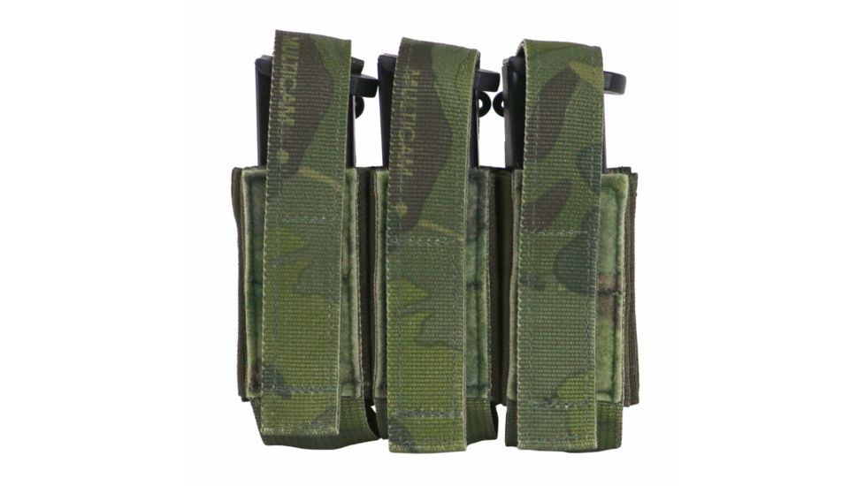 Tactical Assault Gear Triple Multi-Caliber Pistol Pouch, Mc Tropic 835920